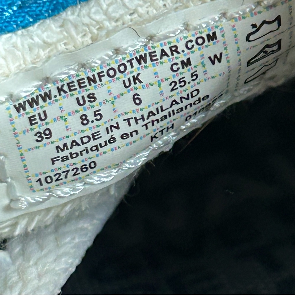 Keen Elsa blue tie dye lace sneakers - Picture 8 of 8